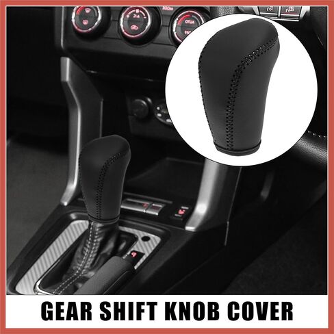ACROPIX Faux Leather Gear Shift Knob Cover for Subaru Forester 2014-2017 for Subaru Impreza 2012-2016 for Subaru XV Crosstrek 2013-2015 for Subaru Crosstrek 16 17 in Kuwait