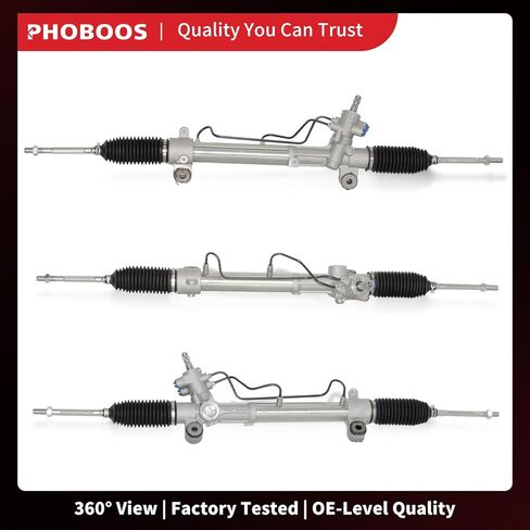 مجموعة رف وترس التوجيه الهيدروليكي من PHOBOOS متوافقة مع Toyota RAV4 2004-2005 L4 2.4L، وحدة جديدة، مقاومة التسرب، ملاءمة مباشرة، المرجع. 26-2616, 262616 in Kuwait