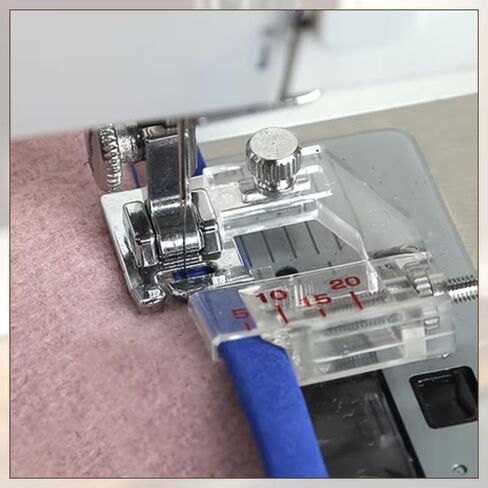 Adjustable Bias Binder Foot Sewing Machine Foot Binding Foot for Fabric Tape Edge Binding Tool Snap On Sewing Attachment for DIY Sewing Craft Home Use 5 to 20mm in Kuwait