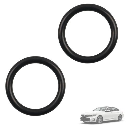 2 pcs Engine Oil Pan Dip stick Dipstick Tube Seal O-Ring, Engine Oil Dipstick Tube to Oil Pan (19.5 X 3 mm),compatible with E36-Convertible-323i-(1997 to 1999)E46-Convertible-323Ci-(2000 to 2000)etc. in Saudi Arabia