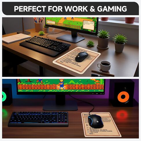 Stardew Valley Mouse Pad, Durable Materials,Computer Mouse Mat with Anti-Slip Rubber Base, Spill-Resistant Surface, Easy Gliding, Portable, in a Fresh Modern Design in Saudi Arabia