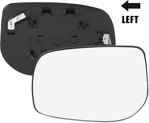 X AUTOHAUX Car Rearview Left Side Heated Mirror Glass with Backing Plate 879090D260 for Toyota Yaris 2006 in Kuwait