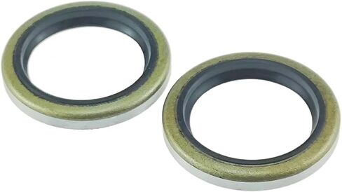 Nimiah Replacement 391086S Lawn Mower Oil Seal 1.75 x 1.75 x 0.25 inches Fits Briggs and Stratton 298423 391086 290932 298423(2 Pack) in Kuwait