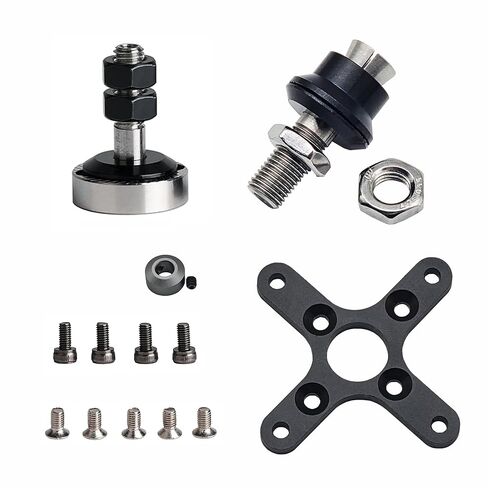 Propellert Adapter Hub Accessory,Propeller Seat 5.0mm Through Hole Prop Shaft Adapter Holder for RC Motor Prop AT28/35 Motor Shaft Adapter in Saudi Arabia