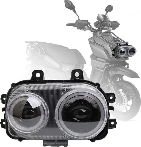 mokuo Motorcycle 12V 55W Headlight Assenblies Fit for 2022 2023 Yamaha Zuma 125 in Saudi Arabia
