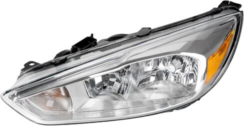Torchbeam Projector Headlight Assembly Replacement OE Headlamp Compatible with 2014 2015 Chevy Silverado 1500 LTZ/High Country Amber Reflector Chrome Housing Driver and Passenger Side in Kuwait