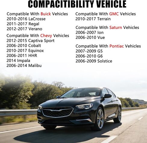 TCS46079 غطاء التوقيت & VS50877R مجموعة حشية غطاء الصمام المتوافقة مع Chevy GMC Buick Pontiac Saturn Vehicle 2006-2017 Regal Lacrosse Impala Malibu Terrain G6 Vue - منع التسرب in Kuwait