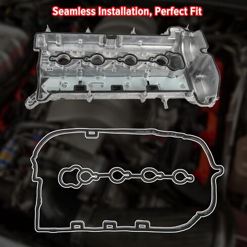 TCS46079 غطاء التوقيت & VS50877R مجموعة حشية غطاء الصمام المتوافقة مع Chevy GMC Buick Pontiac Saturn Vehicle 2006-2017 Regal Lacrosse Impala Malibu Terrain G6 Vue - منع التسرب in Kuwait