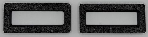 Fitter Critter Side Mirror Rubber Grommet, Gasket, Set of 2, Oversized! Similar to BAAA-17699S, Compatible with 1953-66 Ford Trucks in Saudi Arabia