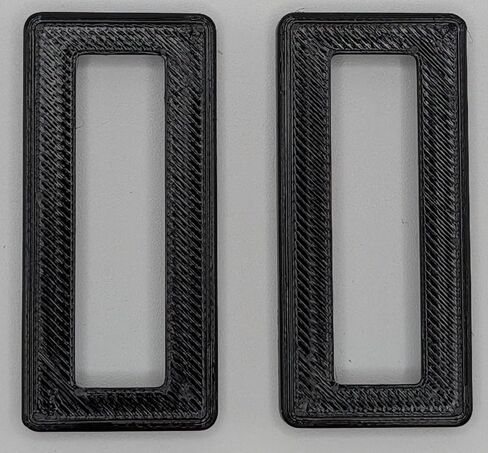 Fitter Critter Side Mirror Rubber Grommet, Gasket, Set of 2, Oversized! Similar to BAAA-17699S, Compatible with 1953-66 Ford Trucks in Saudi Arabia