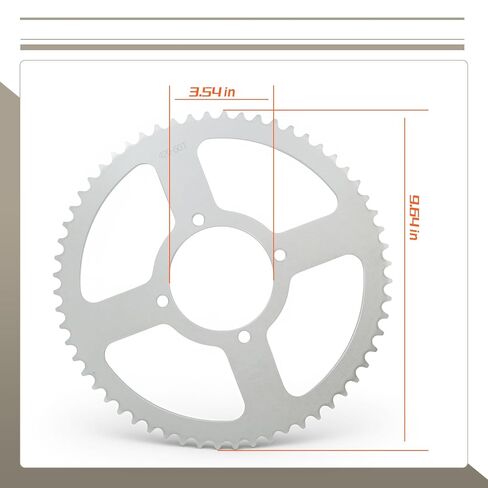 Electric Dirt Bike Sprocket 420 60T Replacement for Tuttio Soleil01 Ebike Rear Sprockets Chain Wheel for Tutti Soleil01 in Kuwait