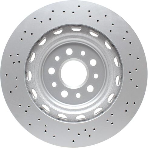 Dynamic Friction Company Front Brake Rotor Fits 2014-2024 Maserati Ghibli; 2014-2022 Maserati Quattroporte| Hi-Carbon Alloy GEOMET Coated Rotor in Kuwait