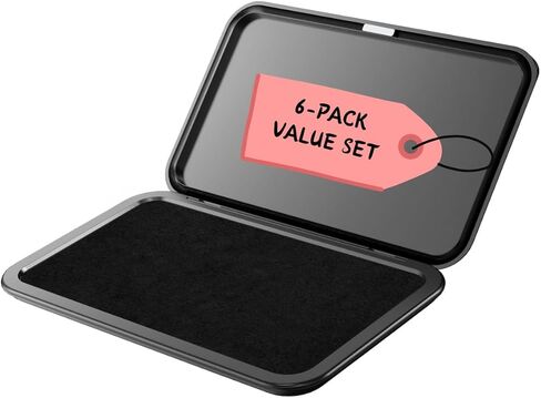 Thumbprint Fingerprint Ink Pad for Notary Supplies – Quick Dry, Non-Toxic & Stain-Free | Black Stamp Pad for ID Cards, Law Enforcement & Application Forms | 1 Pack in Saudi Arabia