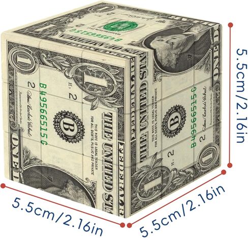 مكعب السرعة 3x3 مكعب الدولار الأمريكي بيل السحري مكعب المال تصميم ألعاب الألغاز التعليمية in Kuwait