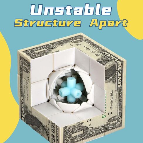 مكعب السرعة 3x3 مكعب الدولار الأمريكي بيل السحري مكعب المال تصميم ألعاب الألغاز التعليمية in Kuwait
