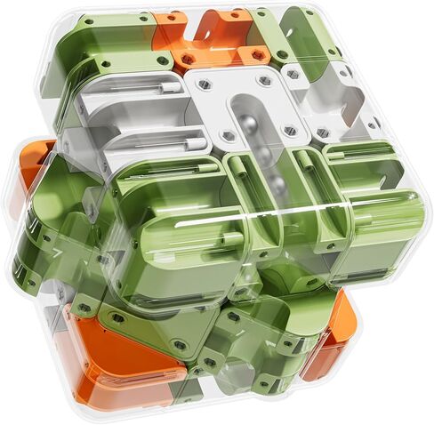 JUKUDAHU 3D Cube Puzzle Toys for Kids 3-5 5-8 8-12 with Ball, Educational Brain Teaser Color Matched Game, Family Board Game Fidget Toys Birthday Gift for Boys Girls 3 4 5 6 7 8 9 10+ Years Old Teens in Kuwait