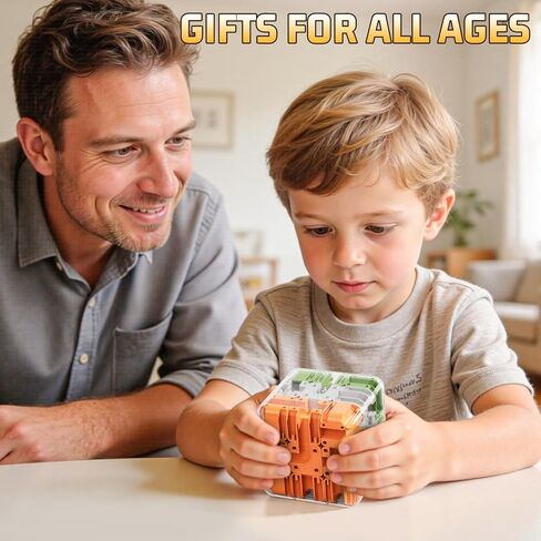 JUKUDAHU 3D Cube Puzzle Toys for Kids 3-5 5-8 8-12 with Ball, Educational Brain Teaser Color Matched Game, Family Board Game Fidget Toys Birthday Gift for Boys Girls 3 4 5 6 7 8 9 10+ Years Old Teens in Kuwait