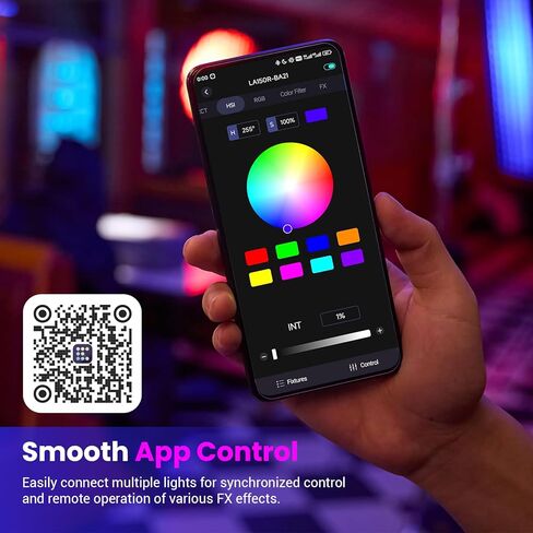 Godox SL150IIIBi 160W ثنائي اللون LED فيديو ضوئي، 2800~6500K CRI/TLCI 96+/97+ LED ضوء استوديو، APP/2.4 جيجا هرتز تحكم لاسلكي، وضع صامت، 9 تأثيرات FX، للتصوير الفوتوغرافي، وإضاءة المقابلة، وتصوير الفيديو in Kuwait
