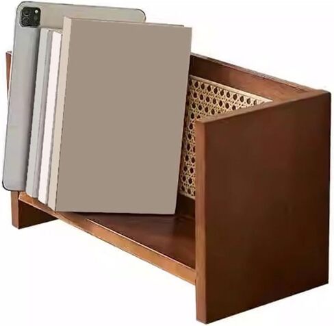Bookshelf Small Freestanding Wooden Bookshelf Home Tabletop Display Rack for Living Room Home Office in Saudi Arabia