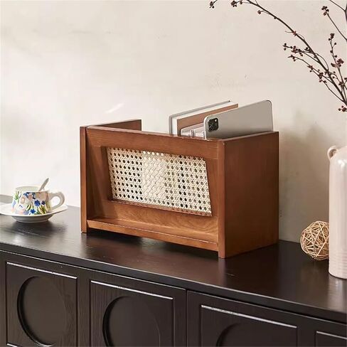 Bookshelf Small Freestanding Wooden Bookshelf Home Tabletop Display Rack for Living Room Home Office in Saudi Arabia