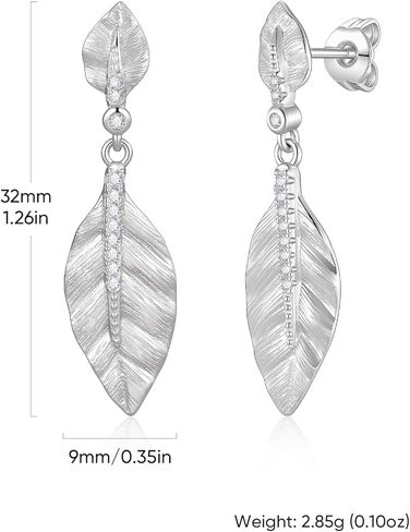 Hoops Earrings 925 Sterling Silver Ring Hoop Earrings for Women, Silver Drop Earrings Jewelry Gifts for Mom Friends Grandma Mother's Day Birthday in Kuwait