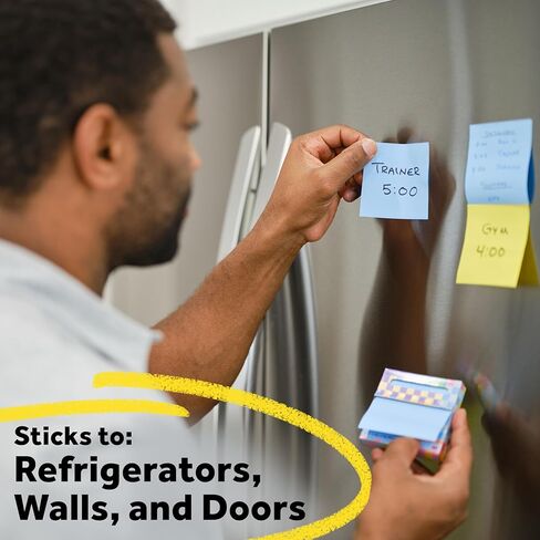 ملاحظات منبثقة فائقة الالتصاق من Post-it، 3 بوصات × 3 بوصات (76 مم × 76 مم)، ملح وردي، وسادة واحدة تحتوي على 90 ورقة في موزع منبثق محمول للتذكيرات والتقويمات وقوائم المهام في المنزل والمدرسة والمكتب in Kuwait