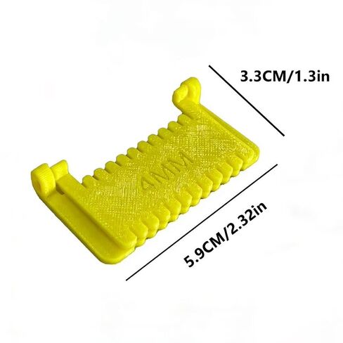 3pcs Clip-On Sewing Ruler,Sewing Clips for Fabric, Hand Edge Stitch Lock and Sewing Gauge for Even Stitches, Quilting Templates with 2mm, 3mm, 4mm Spacing in Saudi Arabia