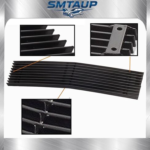 Aluminum Lower Bumper Grill Insert Compatible with 2015-2019 Chevy Silverado 2500HD 3500HD (2016-2019) Black Grille in Saudi Arabia