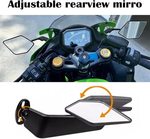 ل YZF R9 2025 2026 YZF-R9 2025 yzfr9 r9 2025 2026 مرايا الرؤية الخلفية للدراجات النارية عدسة شفرة من نوع مرايا الرؤية الخلفية الرياح الجناح المرايا in Kuwait