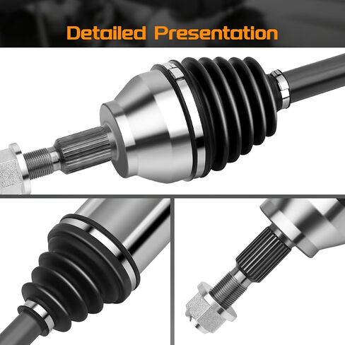 Front Left CV Axle Shaft Assembly Compatible with Ford F-150 2009-2014, Expedition 2015, Expedition 2007-2014, Lincoln Navigator 2007-2014, V6 3.5L 3.7L, V8 4.6L 5.0L 5.4L 6.2L, Driver Side 66-2191HD in Kuwait
