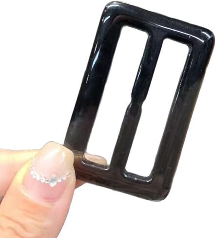 5Pcs 2-Inch Resin Rectangle Buckle Set, Waist Clips for Silk Scarves, Neckerchiefs, Clothing (Random Colors) in Saudi Arabia