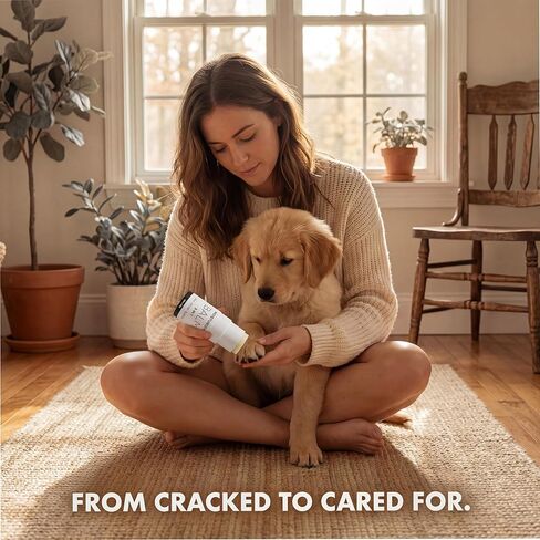 Dog Moisturizing Balm | 3 in 1 Paw, Nose, Elbow Healing Balm for Pets | Sooths Dry Cracked Skin | All Natural | Lick-Safe | Vet-Approved Convenient Moisturizing Stick (2 oz) in Saudi Arabia