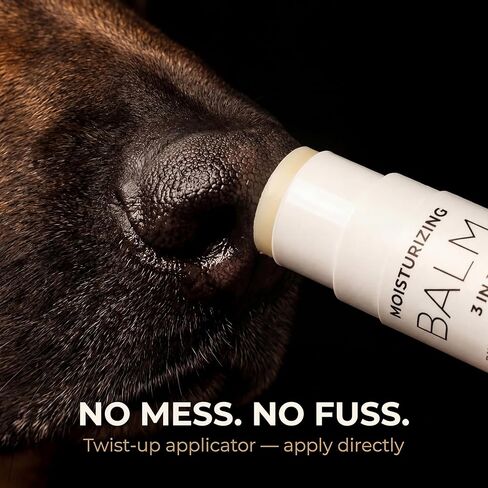 Dog Moisturizing Balm | 3 in 1 Paw, Nose, Elbow Healing Balm for Pets | Sooths Dry Cracked Skin | All Natural | Lick-Safe | Vet-Approved Convenient Moisturizing Stick (2 oz) in Saudi Arabia