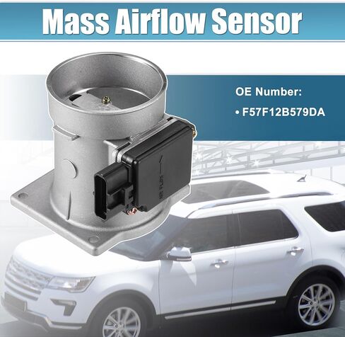 uxcell Car Mass Airflow Sensor No.F57F12B579DA for Ford Explorer 1995 V6 4.0L for Ford for Ranger 1995 V6 4.0L in Kuwait
