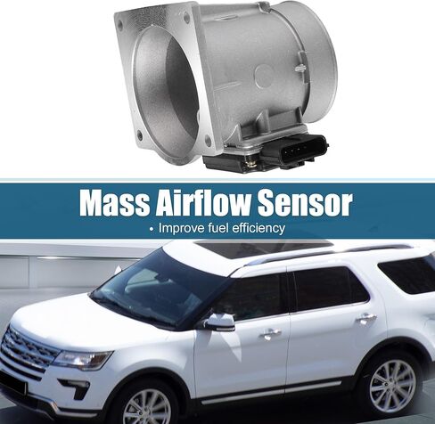 uxcell Car Mass Airflow Sensor No.F57F12B579DA for Ford Explorer 1995 V6 4.0L for Ford for Ranger 1995 V6 4.0L in Kuwait