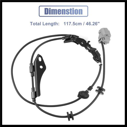 ABS Wheel Speed Sensor Wiring Harness Rear Right 89516-02111 Replacement for Toyota Prius Hatchback 2010-2015 for Toyota Prius V 2012-2017 Durable Material in Kuwait
