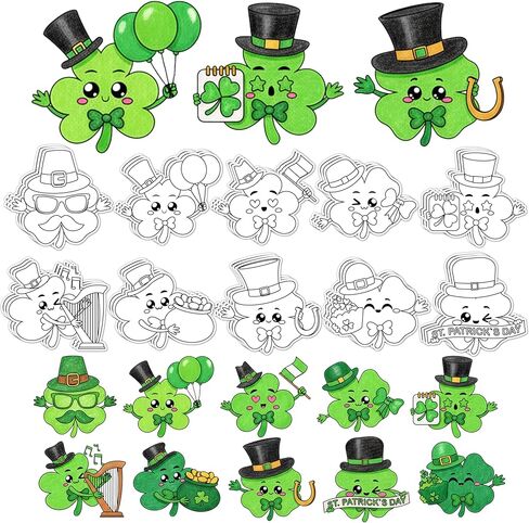 Father's Day Coloring Arts Crafts Kits - 30Pcs Color Your Own Happy Father's Day Magnets for Kids DIY Beard Trophy Coloring Magnets for Holiday Party Fridge Refrigerator School Activities Decorations in Kuwait