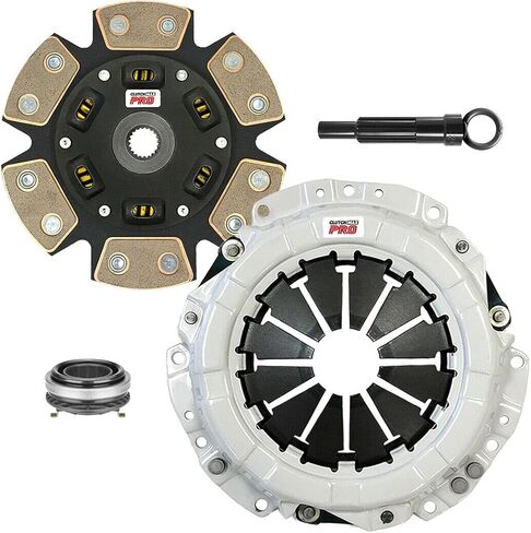 مجموعة القابض ClutchMaxPRO Performance Stage 3 متوافقة مع 2006 Dodge Attitude 2004 2005 Verna Mexican Model 2009-2011 Hyundai Accent 2006-2011 Kia Rio Rio5 1.6L (CP24008HDC-ST3) in Kuwait