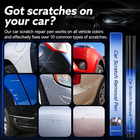 Magic Car Scratch Removal Pen, Professional Repair Solution For Cars, Works On Any Color To Fix Scratches Swirl Marks And Scuffs, Easy DIY Paint Restoration Kit For A Seamless Finish (1 Pcs) in Saudi Arabia