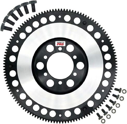 دولاب الموازنة ClutchMaxPRO الأداء Chromoly Clutch مع وزن عداد التوازن متوافق مع 1/1989-1991 Mazda RX-7 Turbo 13B-T FC 1993-1995 RX-7 13B-REW Twin Turbo FD 1.3L (CPLSF10061-CW-02-FK) in Kuwait