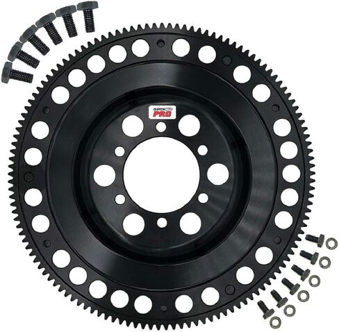 دولاب الموازنة ClutchMaxPRO الأداء Chromoly Clutch مع وزن عداد التوازن متوافق مع 1/1989-1991 Mazda RX-7 Turbo 13B-T FC 1993-1995 RX-7 13B-REW Twin Turbo FD 1.3L (CPLSF10061-CW-02-FK) in Kuwait