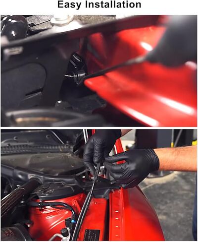 Front Hood Latch Release Cable Fit for Toyota RAV4 2013 2014 2015 2016 2017 2018 LE XLE Limited, Replace 5363042110, 912-481, 912481 in Kuwait