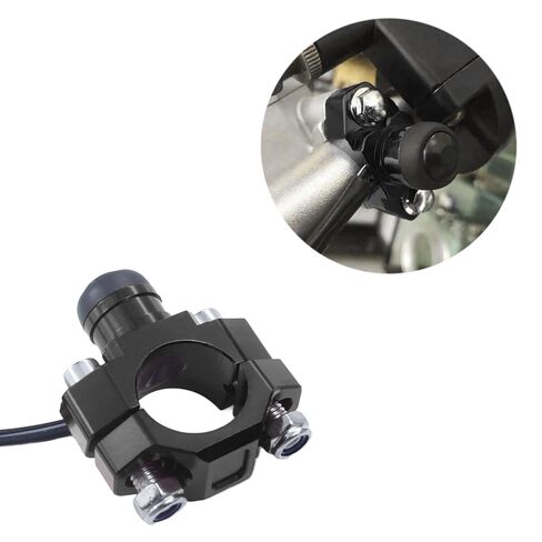 دراجة نارية عالمية محرك CNC إيقاف بدء قتل زر التبديل لوحة خلفية لـ CRF150F CRF230F CRF250F CRF250R CRF450F YZ125 YZ250 YZ450F WR250F Dirt Pit Bike ATV (أسود) in Kuwait
