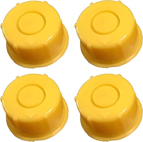 KPKOOL Products Gas Can Spout Cap - Yellow Self Venting Durable Fuel Can Spout Cap - Fits #900302 #900092 #900094 - Pack of 4 in Saudi Arabia
