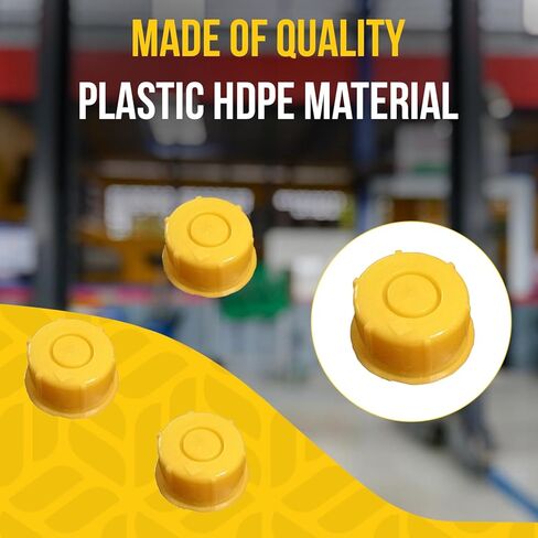 KPKOOL Products Gas Can Spout Cap - Yellow Self Venting Durable Fuel Can Spout Cap - Fits #900302 #900092 #900094 - Pack of 4 in Saudi Arabia