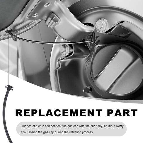 Car Gas Cap Tether,OEM 17670-T3W-A01/17670TR0A11 Cars Gas Cap Cord Compatible with Honda Civic Acura MDX,Anti-lost Cars Fuel Caps Tether Replacement Car Accessories in Saudi Arabia
