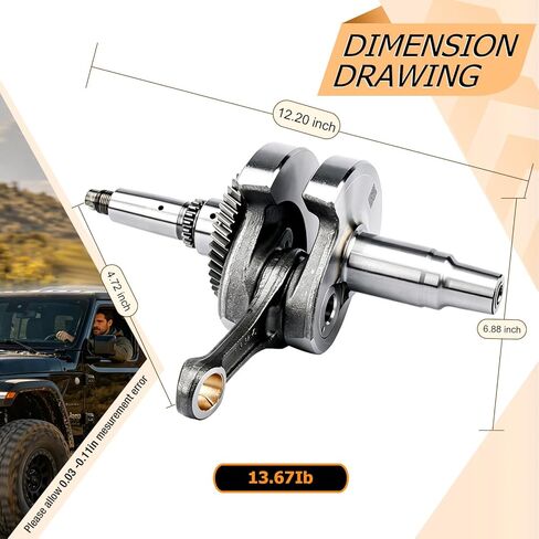 Crankshaft Compatible with Polaris RZR 570 Ranger 570 Ranger Crew 570 2204729 in Kuwait