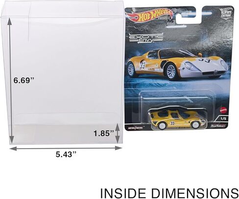 Protector Case for Hot Wheels Premium Cars & Car Culture Line Carded Display Packs (10 Pack) in Kuwait