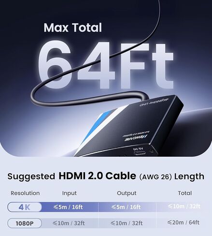 NEWCARE HDMI Splitter 1 in 3 Out with HDMI Cable, 3 Way HDMI Splitter 4K Mirror/Duplicate Full HD Screen, 1 to 3 HDMI Splitter Support 2Kx4K@30Hz, 1080P, HDR for PS3/4/5, HDTV, Projector in Saudi Arabia