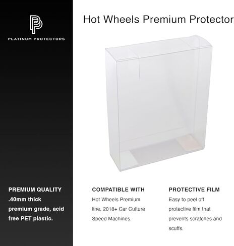 Protector Case for Hot Wheels Premium Cars & Car Culture Line Carded Display Packs (10 Pack) in Kuwait